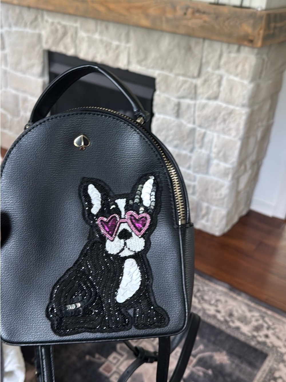 Kate Spade Amelia Francois French Bulldog Backpack